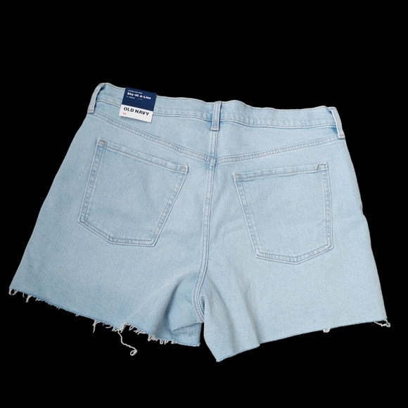 NWT Old Navy Denim Cut Off Shorts Size 14 - Picture 2 of 6